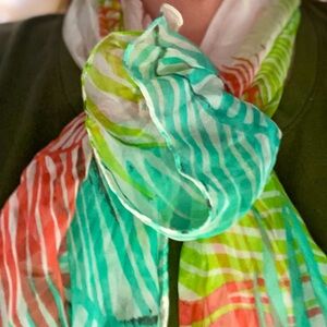 Asian Eye Scarf- like new